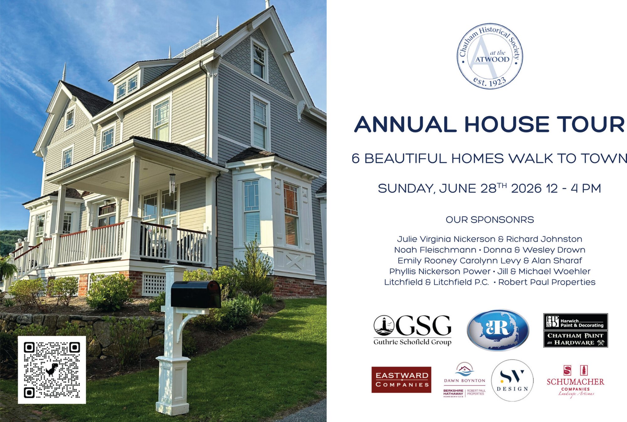 Atwood Museum 2026 House Tour Flyer