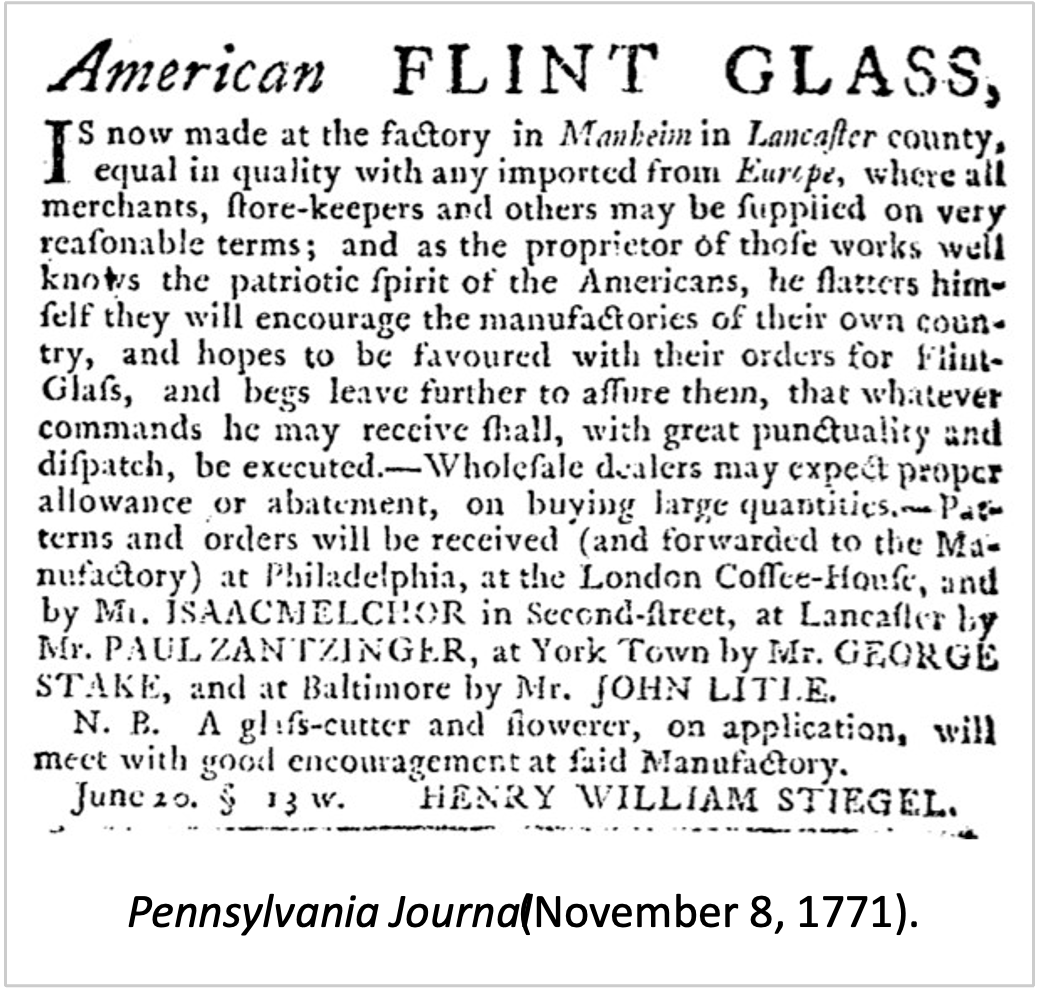 CCMM Glass, Everyday Life, and the American Revolution Image