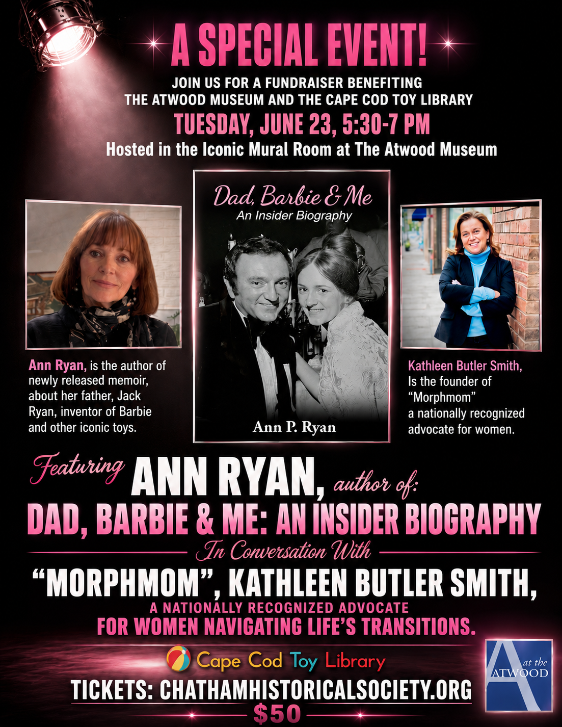 CCTM Inside Story of Inventor of Barbie Event Flyer