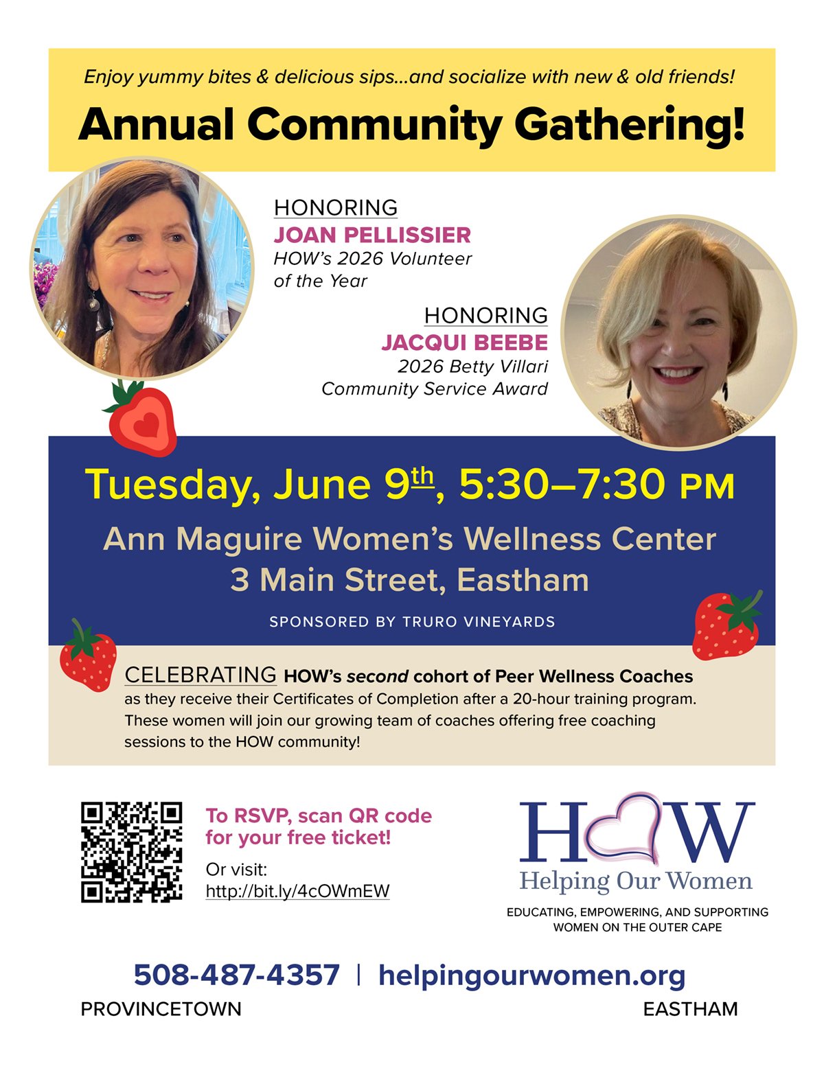 Helping Our Women Annual Community Gathering Flyer