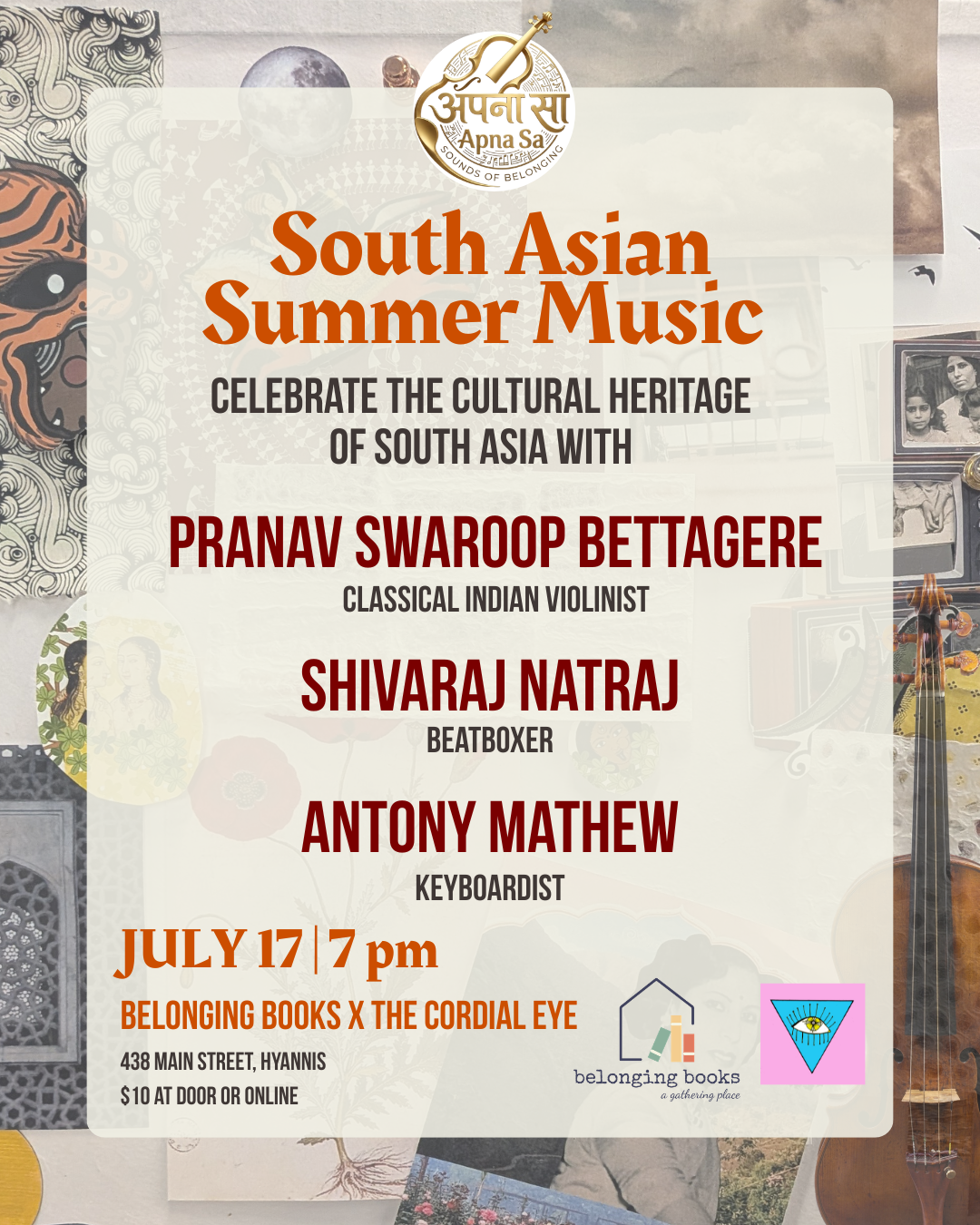 Summer Music Series featuring Pranav Swaroop Flyer