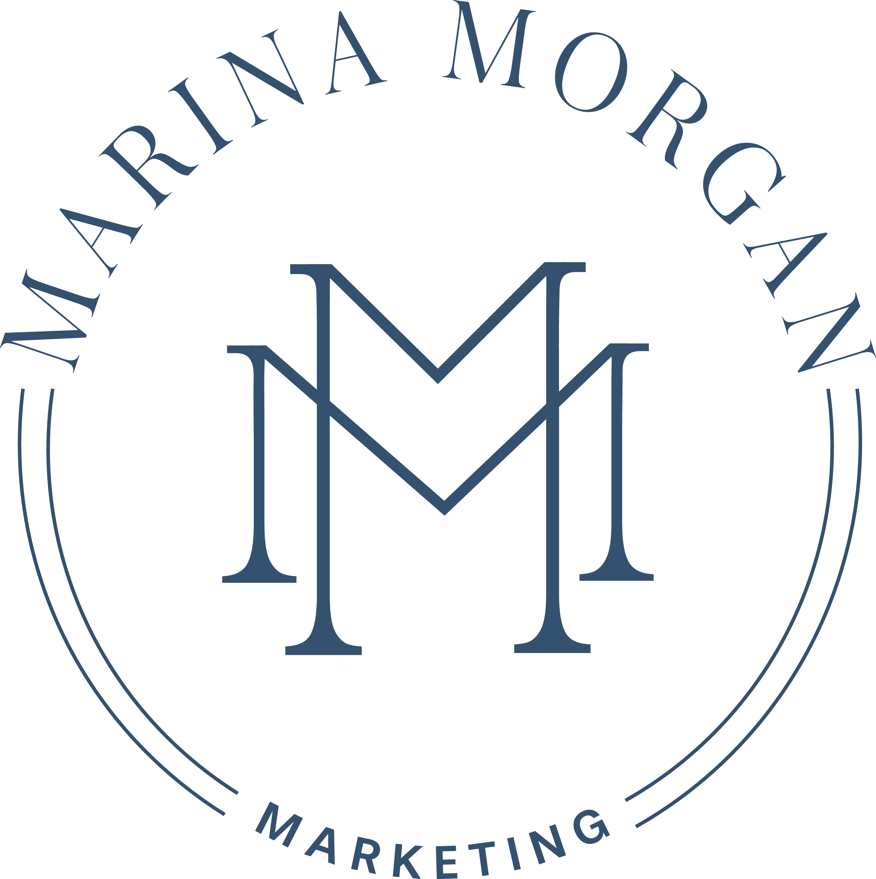 marina morgan marketing logo